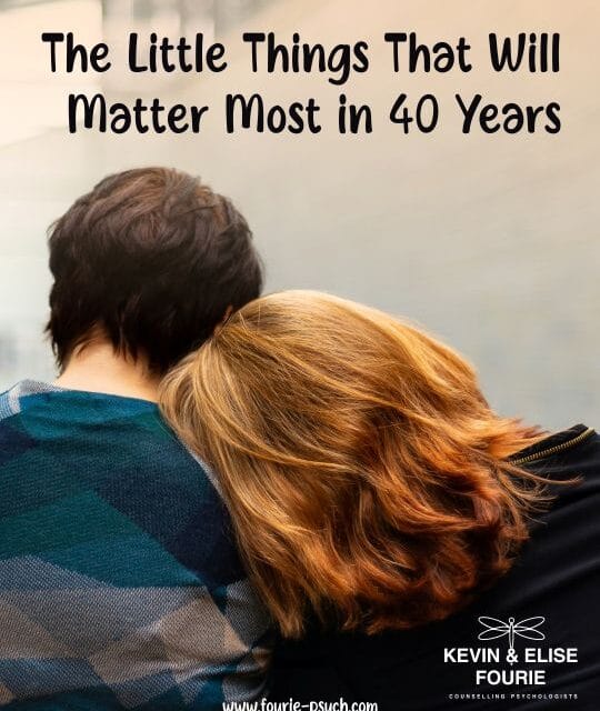 Little Things That Will Matter Most in 40 Years